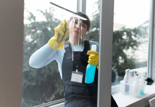 Nettoyage de vitres intérieures et extérieures à Guillerval